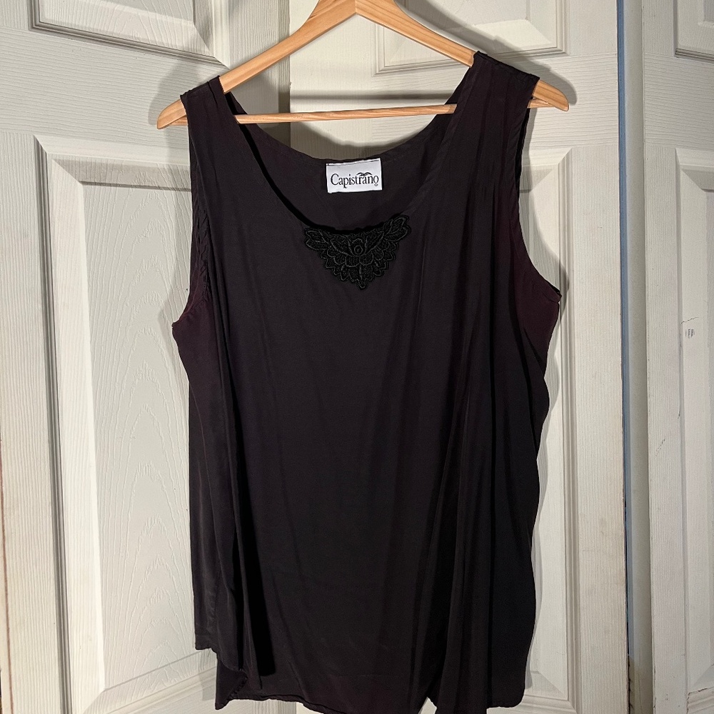 Black Capistrano Tank Top